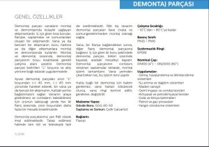 DN300 DEMONTAJ PARÇASI