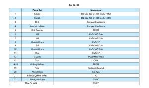 Ayvaz Balans Vanası / Statik Tip / Flanşlı DN200