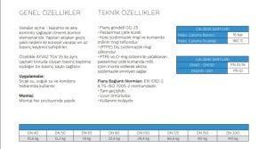 Ayvaz Küresel Vana / Tam Geçişli / İki Parçalı PN16 DN40