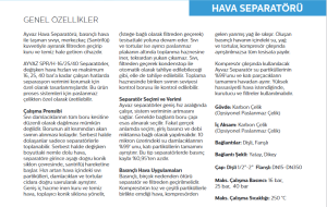 DN100 PN16 HAVA SEPARATÖRÜ