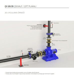 Ayvaz Çift Plakalı Çekvalf ÇV-20 DN400