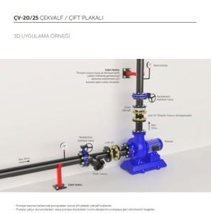 Ayvaz Çift Plakalı Çekvalf ÇV-20 DN250