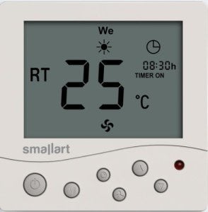 Smallart Sıva Üstü Dijital Fancoil Termostatı SM2008FFS-L