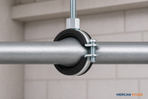 5'' Somunlu Kelepçe (25 Adet) – Galvaniz