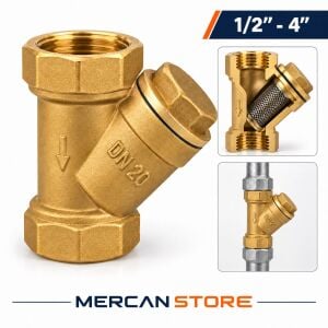 Dişli Pirinç Pislik Tutucu 1 1/4''