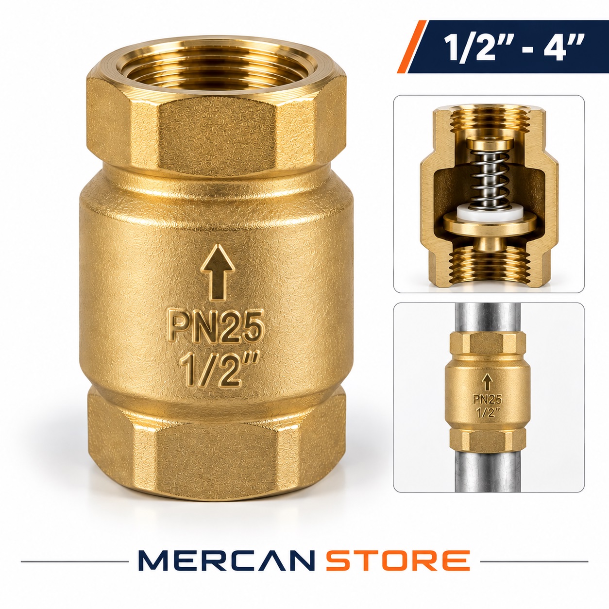 Dişli Dik Çekvalf PN16 1 1/4''