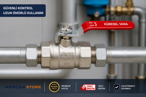 3/4'' Endüstriyel Tip Küresel Vana – PN25 Tam Geçişli Pirinç