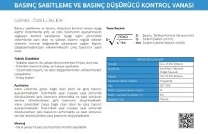 BASINÇ DÜŞÜRÜCÜ KONTROL VANASI DN200