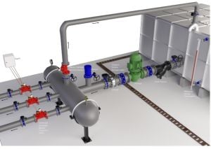 SELENOİD KONTROLLÜ BASINÇ DÜŞÜRÜCÜ VANASI DN150
