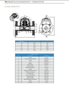 TK-1 DİŞLİ BİMETALİK KONDESTOP/TERMOSTATİK 3/4''