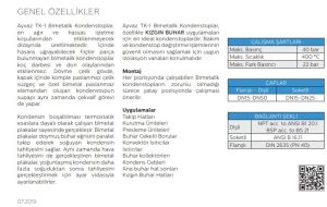 TK-1 DİŞLİ BİMETALİK KONDESTOP/TERMOSTATİK 11/4''